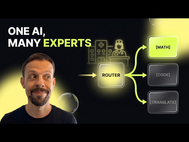 How LLMs Pick the Right "Brain" in Milliseconds (MoE Explained)
