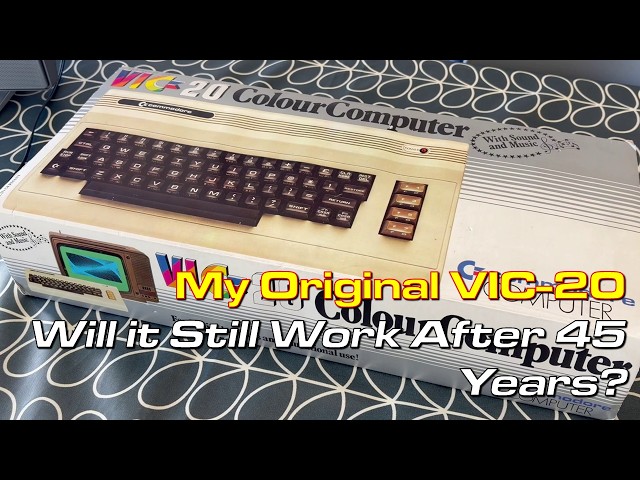My VIC-20 - Will It Still Work After 45 Years?
