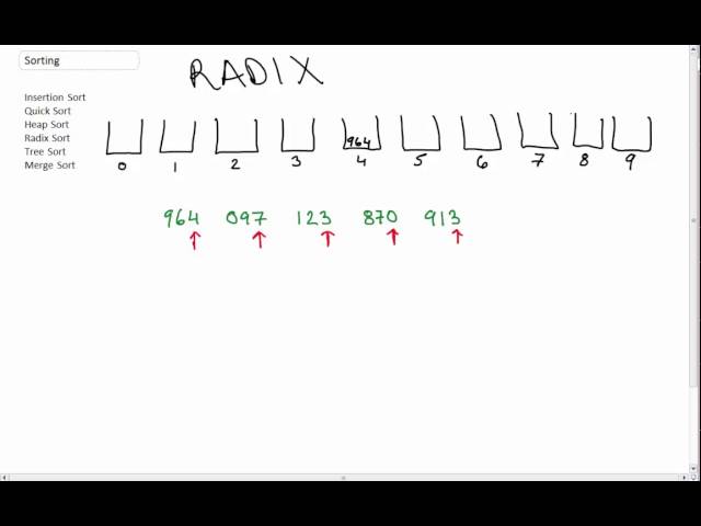 The All-In-One Sorting Algorithm Video (Insertion, Quick, Heap, Radix,Tree, Merge)
