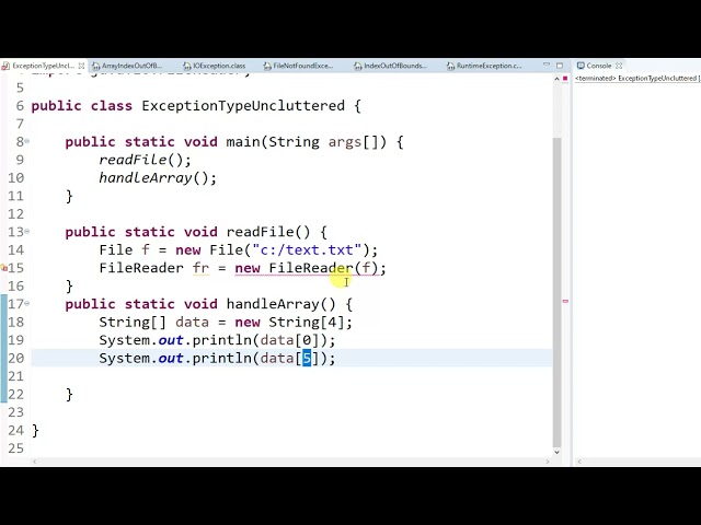 Checked and Unchecked exception in java