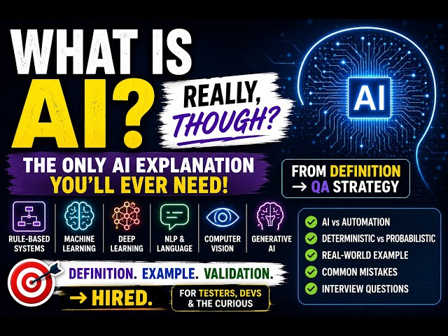 What is AI Really? 🤖 The ONLY AI Explanation You'll Ever Need | AI Interview Questions