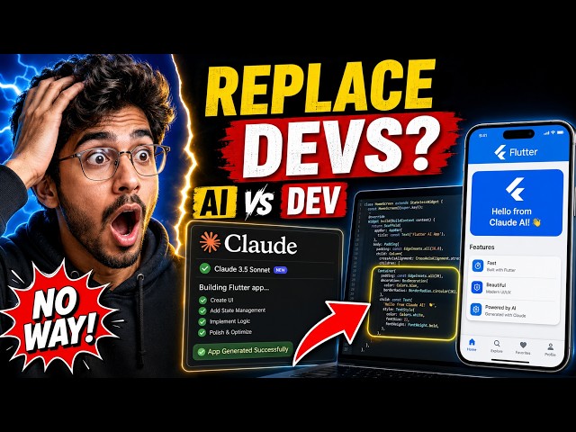 Can Claude AI Replace Flutter Developers In Future?