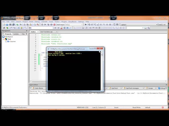 Advanced C Tutorial #4-User Functions