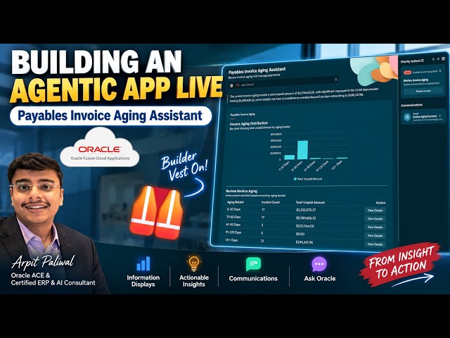 Build an Oracle Fusion Agentic App LIVE — No-Code Builder Experience (26C)
