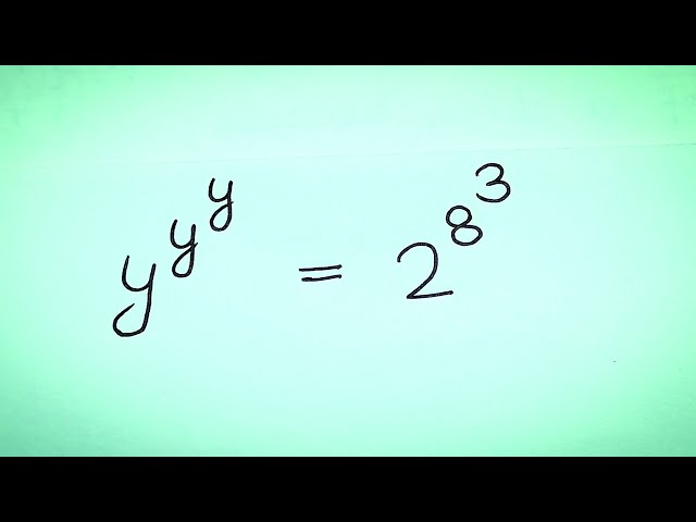 A Nice Exponential Algebra Problem || Only genius gets this right ✅ | Math Olympiad |
