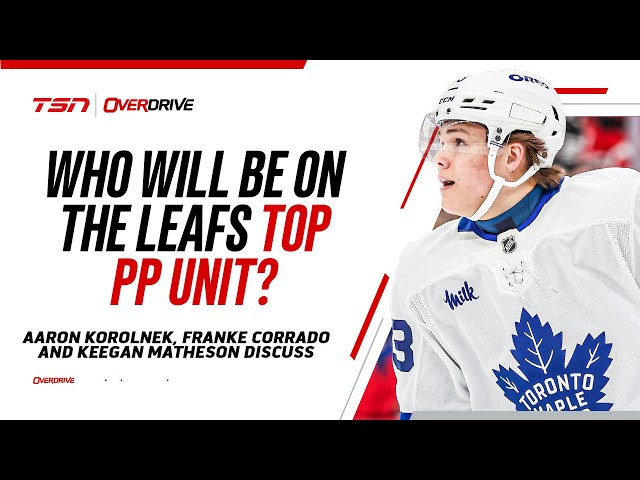 Who will be on Leafs' top PP unit?