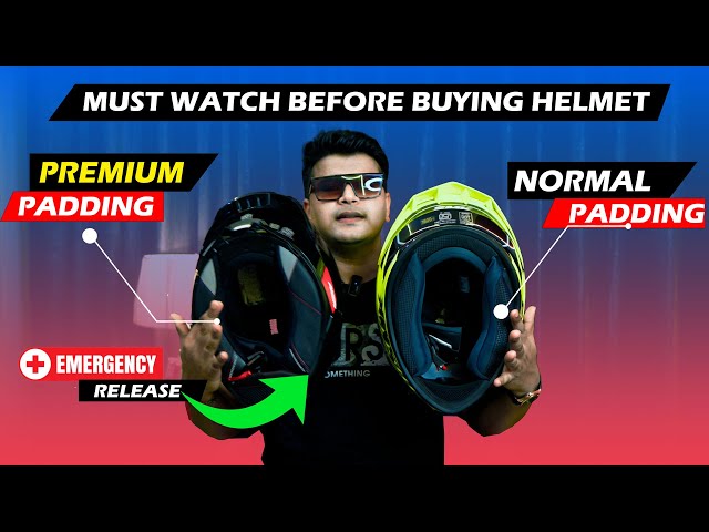 You Must Watch Before Buying Helmet! Emergency vs Normal Helmet Padding🤔 Axor Brutale & SMK Stellar