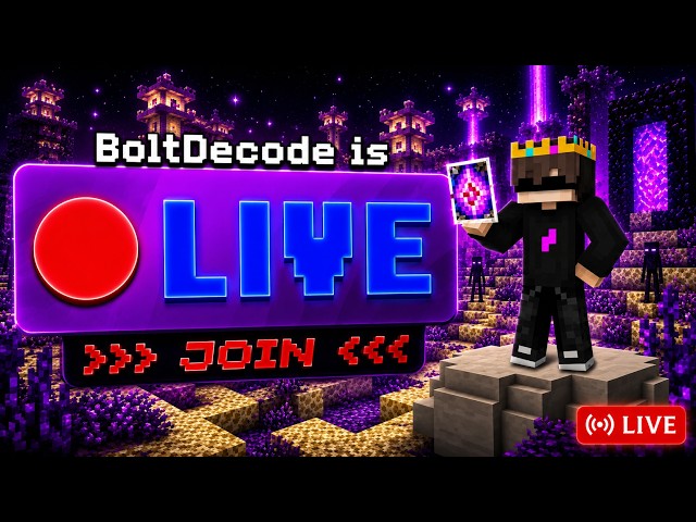 Glitch Smp Live Stream | Join To Dominate #minecraft