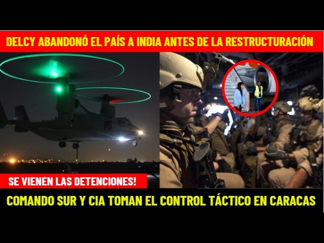 DELCY ABANDONA VENEZUELA- SE VIENEN LAS DETENCIONES MÁS CRUCIALES