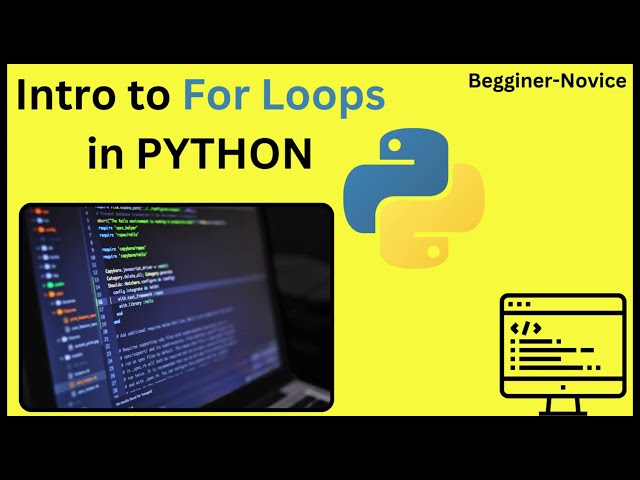 Intro to For Loops in Python