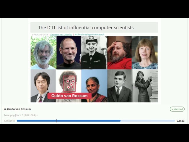 Using Facial Recognition To Identify Faces In 60 Seconds