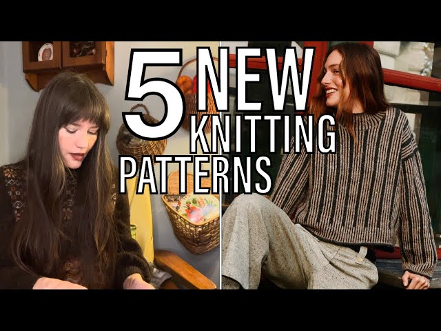 Five new knitting patterns to knit in 2026!