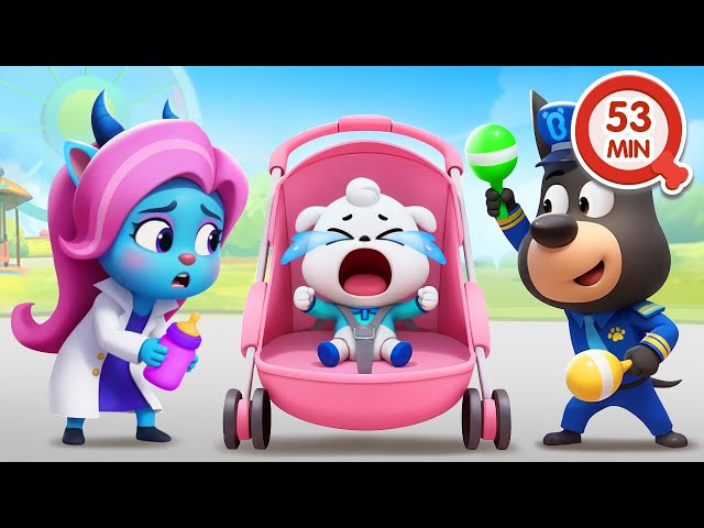 Antel Takes Care of the Babies 🍼 Cartoons 🔍 Sheriff Labrador in Spanish