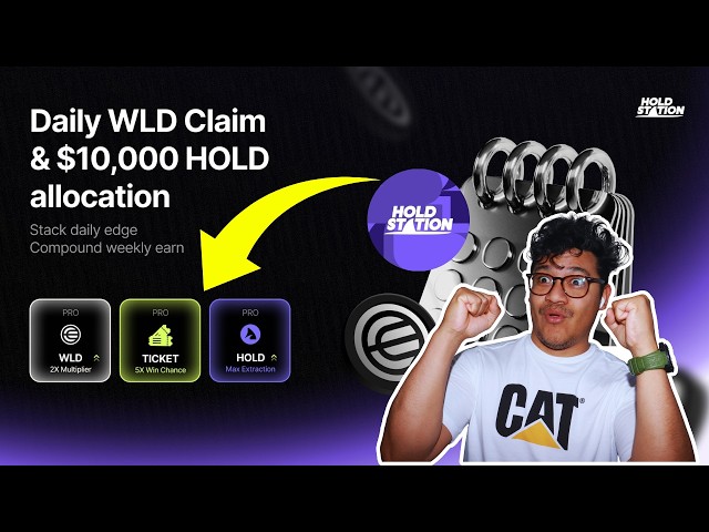 WorldCoin Gana WLD con la MiniApp Holdstation Wallet dentro de World App Gana WorldCoin