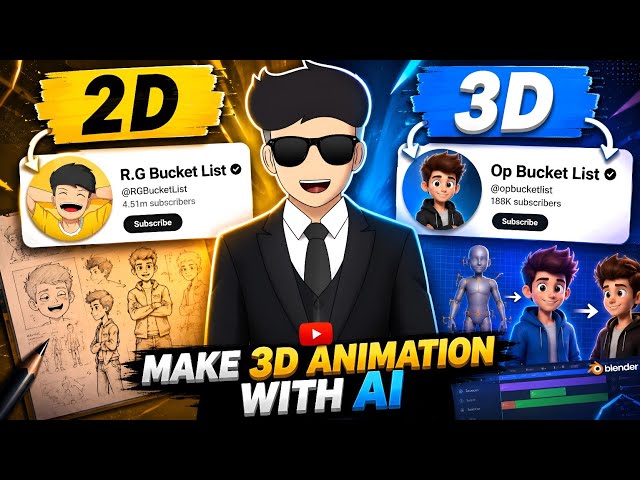Can We Turn Rg Bucket List into 3D || Op Animation