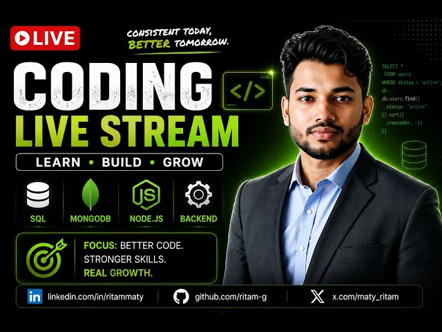 🚀 Day 7 | SQL + MongoDB Practice | Backend Developer Journey | Study With Me