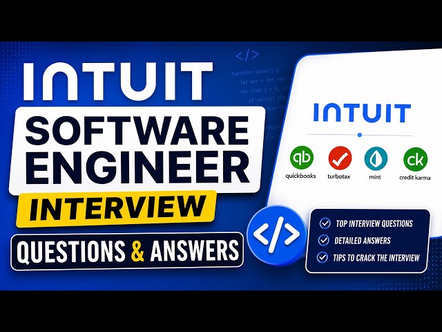 Intuit Software Engineer Interview Questions & Answers