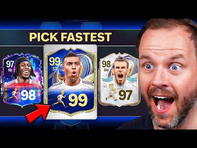 Draft But I Pick The FASTEST Player