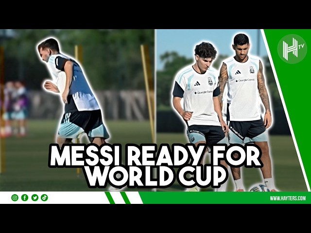 Messi RARING to go as Argentina prepare to defend their World Cup title.