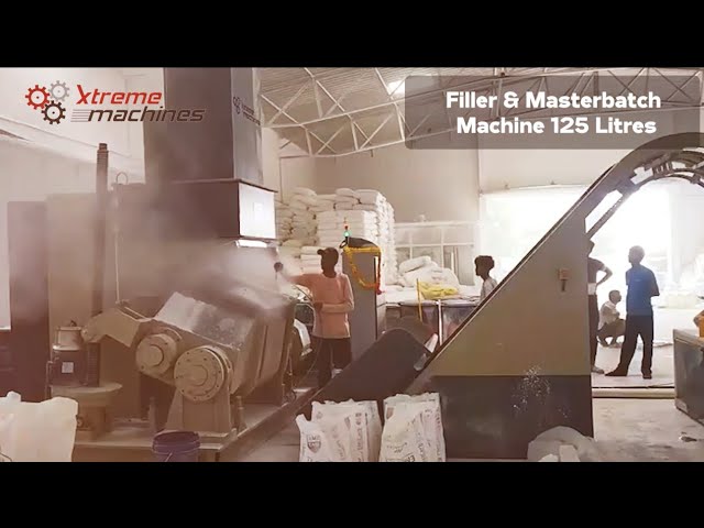 Filler & Masterbatch machine 125 Litres | Xtreme Machines