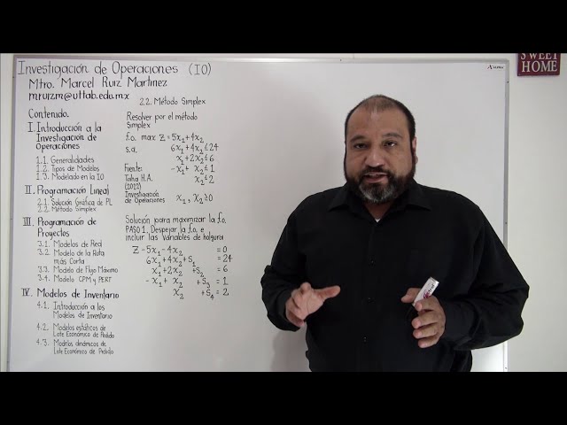 Simplex Method Maximization