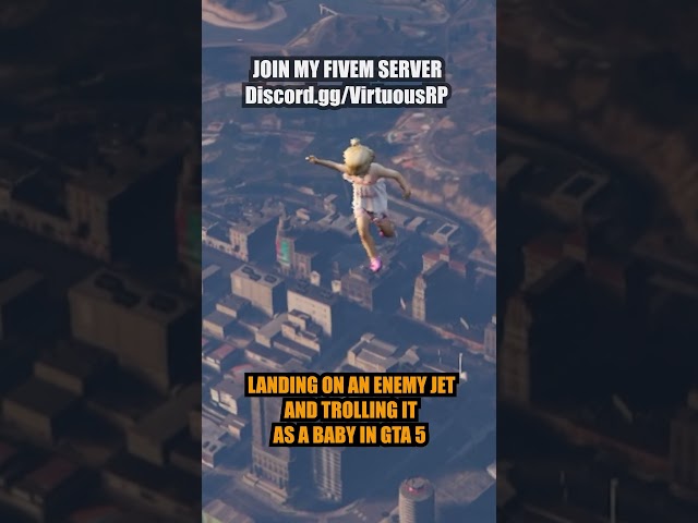 Trolling as a baby in GTA 5 #gta5rp Join my FiveM Server VirtuousRP!!!