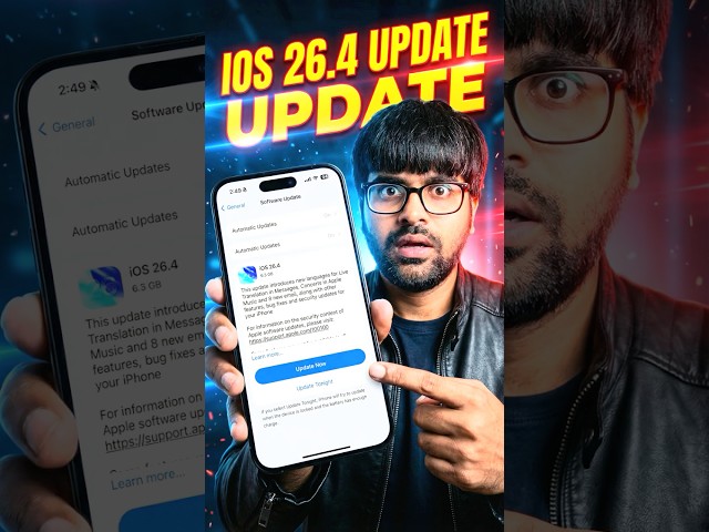 👉 iOS 26.4 — Should You Update or Wait? 🤔 #iOS #Apple #iPhone
