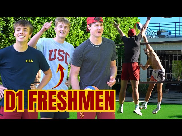 Backyard Volleyball vs USC