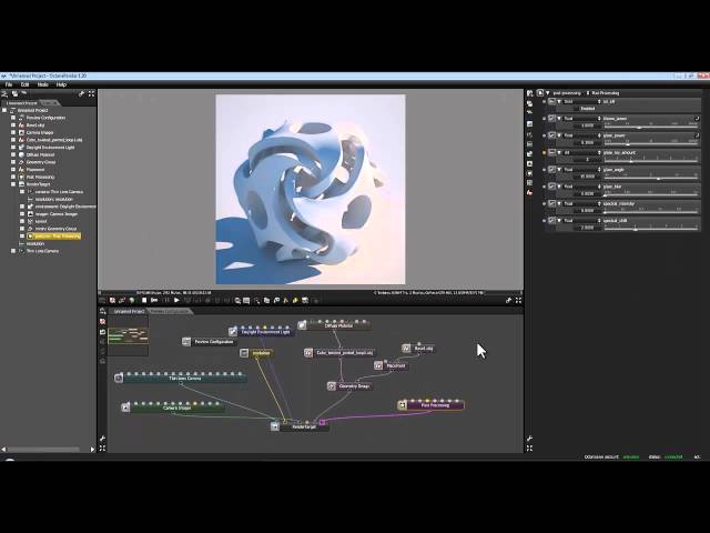 Setting up a scene in Octane - by David Brinnen.