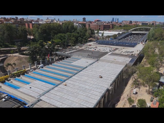 The Ventas park over the M-30 undergoes a complete transformation