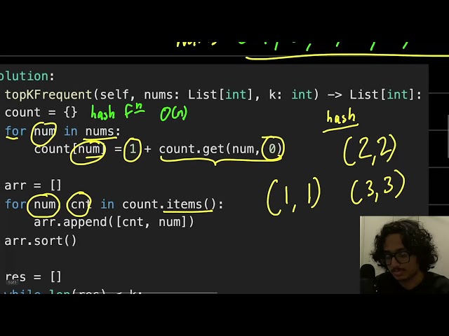 Top K Frequent Elements (Solutions) | Sorting (Neetcode 150)