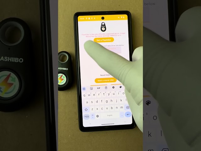 Tutorial for Flashiibo Companion Android App