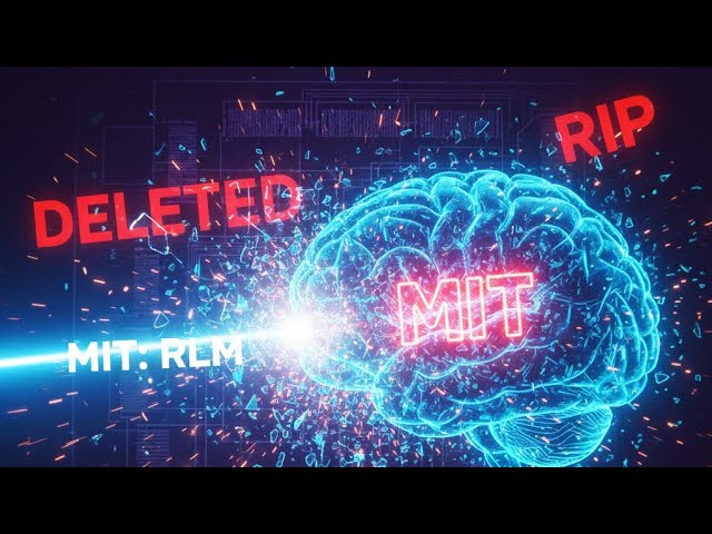 MIT Just KILLED the Transformer! RLM: The Secret to 1 Million Token Infinite Context