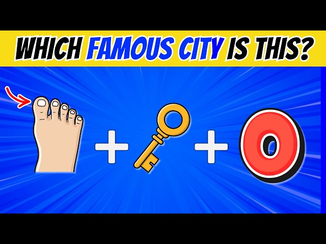 Guess the World-Famous City by the Visual Puzzles 🤔  42 Rebus Riddle Challenges 99% Fail ❌ 🗺️