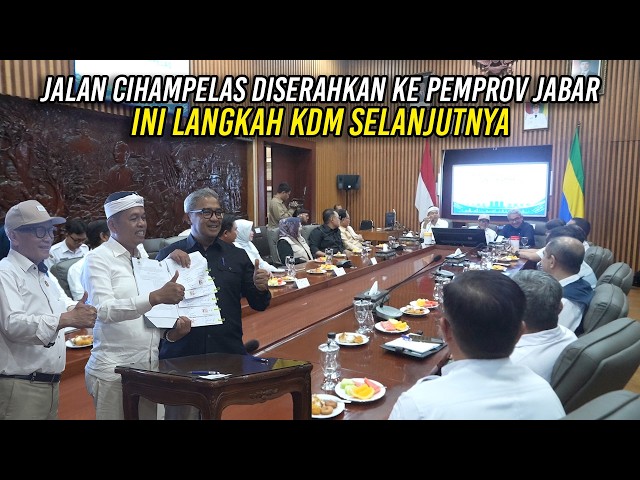 CIHAMPELAS ROAD HANDED OVER TO WEST JAVA PROVINCIAL GOVERNMENT | THIS IS KDM'S MOVE