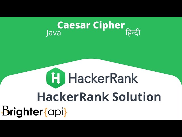 Hackerrank Algorithm String Caesar Cipher Solution in Java