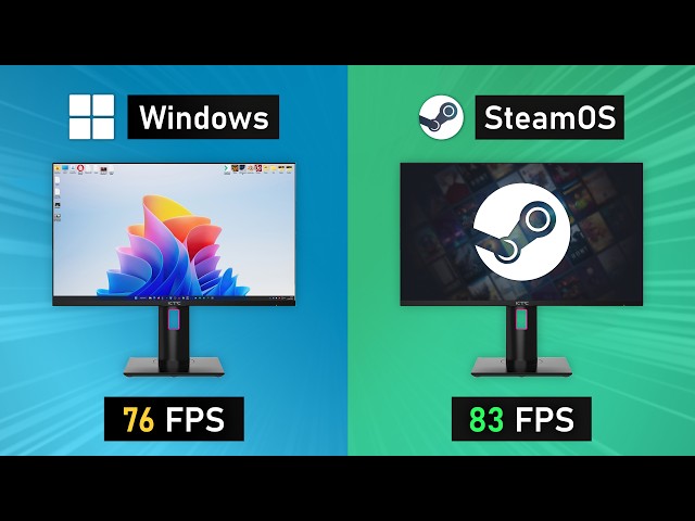 Windows vs SteamOS - RX 6000, 7000 & 9000 Series Benchmarks