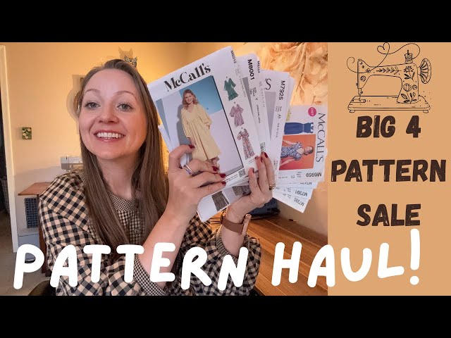Pattern haul! Big 4 pattern sale 