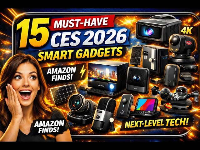 15 smart gadgets from CES 2026 on Amazon