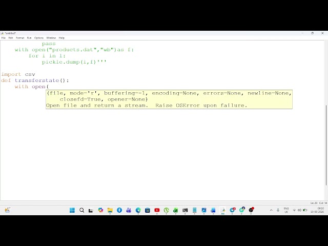 Csv file operation Search Term 1