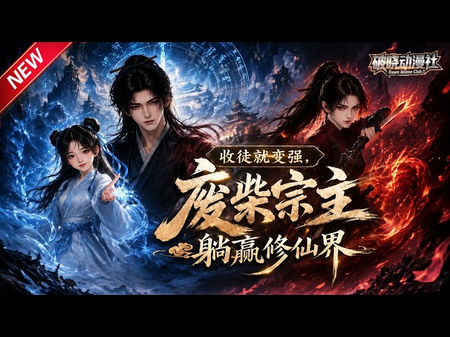 MULTISUB📢新番上线《收徒就变强，废柴宗主躺赢修仙界》#最新漫剧 #漫剧合集 #一口气看完 #动漫 #anime #AI漫剧 #破晓动漫社