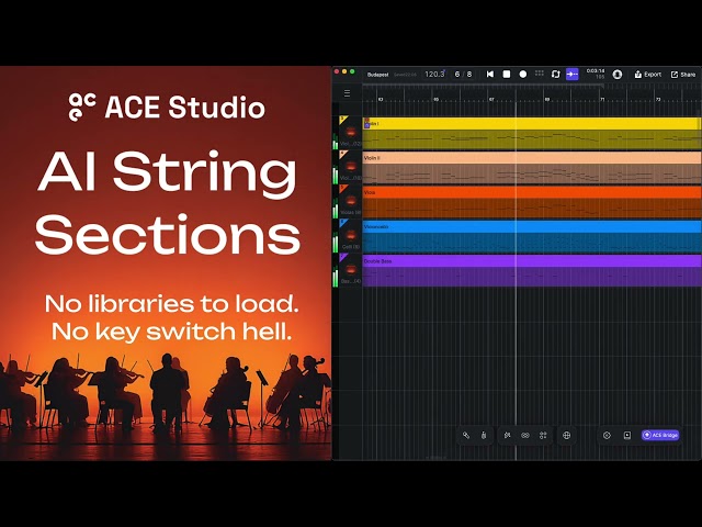 AI String Sections That Actually Sound Real | ACE Studio × Budapest Art Orchestra
