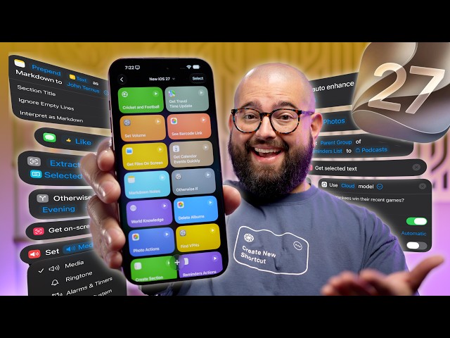 EVERY iOS 27 Shortcuts Action (and How to Use It)
