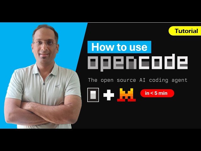 What is OpenCode - The Fast Tutorial #OpenCode #BigPickle #mistralai