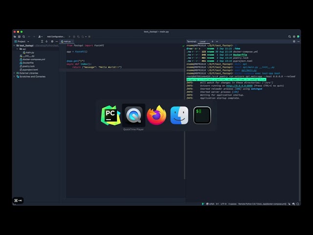 Super simple coding demo of FastAPI