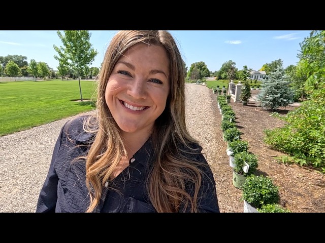 Planting 85 Boxwoods & Annuals in Front of the Hartley! 🤩🌿🙌 // Garden Answer