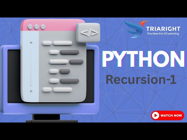 Recursion in Python | Introduction & Basics | Python Tutorial Chapter 14 – Part 1