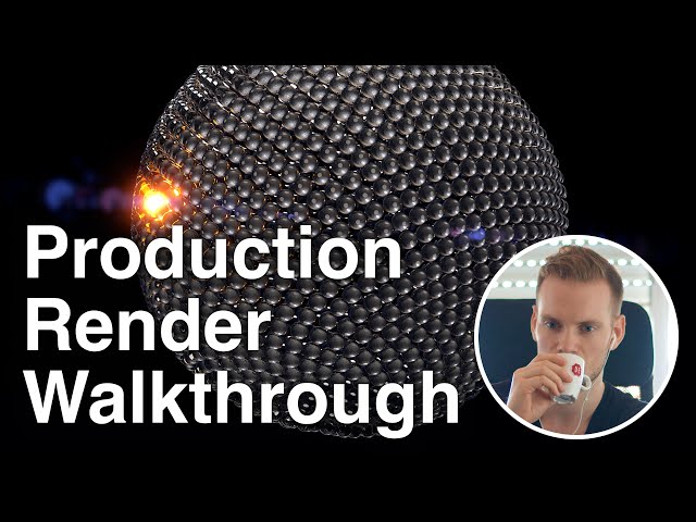 Blender Tutorial - Fibonacci in Geometry Nodes 3 - Reviewing the Production Render