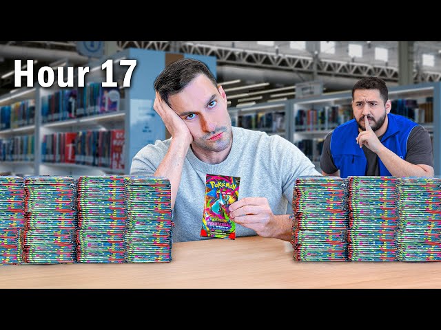 TRAPPED in a Library Until I Pull Charizard