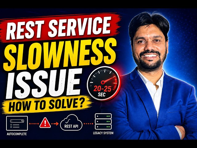 Pega Scenario Based Interview Questions  #2 | Solving REST API Slowness Issue | What is Pega